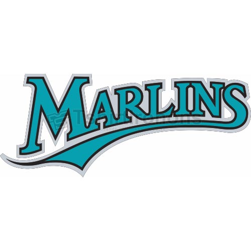 Miami Marlins T-shirts Iron On Transfers N1692 - Click Image to Close